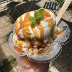 acatoki - 自家製ミルク氷のキャラメル台湾風カキ氷