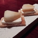 バー ル・サロン - クラコットにチーズとラフランス1312