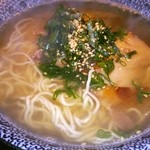 とりそば ささ - 大船No.1ラーメン、とりそば。とりチャーシュー、葱にんにくトッピング♪