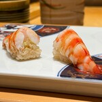 鮨 不二楼 - 立派な海老は二度と美味しい
