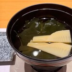 鮨 不二楼 - 筍のお澄まし