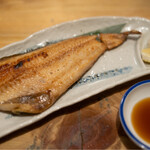 Grilled striped hokke