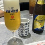 Maguro Tei - プレモル瓶ビールで乾杯なり♪