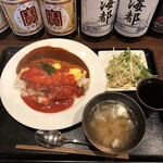 Youshokuya She Nobu - 本日のランチ1100円+サラダ200円