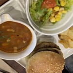 Esperanza - Teriyaki BIG Burger Lunch Set JPY 1440