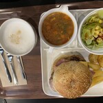 Esperanza - BIG Hamburger Lunch Set JPY 1470