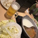 しゃぶ菜 - ひたすら食べ飲み放題♪ かつお出汁と鶏白湯出汁で♡