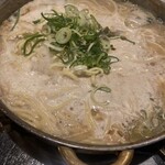 肉なべ 千葉 - 〆の麺