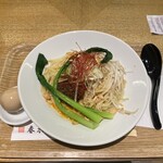 春水堂 - 麻辣担々まぜ麺980円に煮玉子100円トッピング