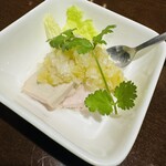 チャイナバル　BIGUP！ - 蒸し鶏の葱生姜ソース(小)