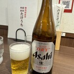 Nikuyashokudou takeuti - 瓶ビール