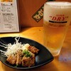 まるふく - 令和6年4月
アサヒスーパードライ生ビール 税抜410円
マグロステーキ 税抜280円