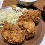 Kappou Sanyuu - カキフライ3個定食1580円