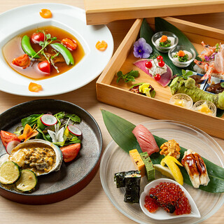 鮨店のコース料理