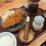 Manten Shokudou - とんかつ生姜焼き定食
