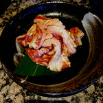 Burusuta Oramu - 炙り牛カルビセット　150ｇ　1,298円