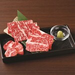 黒毛和牛盛り合わせ(和牛カルビ・和牛上カルビ・ゲタカルビ)