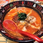 元祖トマトラーメンと元祖豆乳ラーメンと元祖トマトもつ鍋 三味 - 