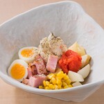 Potato salad for the sea (Mentaiko)