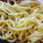 俺のカレーらーめん＋野菜（麺アップ）