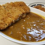 カレーの家 - カツカレー辛口(並)。