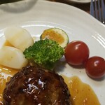 キッチン ブルー グローブ - 備え付け野菜のアップ