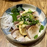 Hishidaya Sakaba - 炙り鰤刺しポン酢