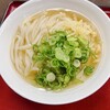 山とも - かけうどん（ひやひや）の2玉です。（2024.4 byジプシーくん）