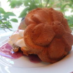 クルミドコーヒー - クルミドケーキクリームぶどう