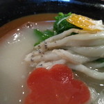 京料理くらもち - 白魚　菜の花　柚子