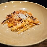 Gastronomia Heritage Yokohama - スパゲッティ 自家製パンチェッタとラデッキョタルティーボのトマトソース