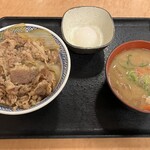 そば処吉野家 - 朝牛セットアタマ大