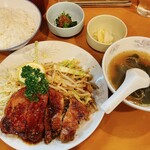北京料理 竜馬 - ロース焼定食