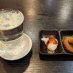 SOBA - 日本酒1合とお通し