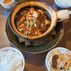 Den'Enkyo - 土鍋仕立ての麻婆豆腐（1300円）