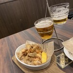 札幌キッチン - 本日の3種飲み比べ　芝海老のガーリックシュリンプ