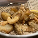 札幌キッチン - 芝海老のガーリックシュリンプ