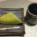 水道橋 鮨みつ - メロンとお茶