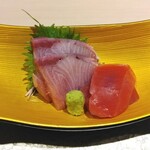 水道橋 鮨みつ - 季節のお造り2種盛り