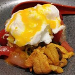 水道橋 鮨みつ - 生雲丹入りイクラたっぷりTKG