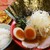 武蔵家 - 料理写真:吉祥寺盛りラーメン 豚骨醤油(1050円)、キャベチャー(150円)、こだわり白飯 おかわり自由(100円)。