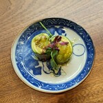 小菜中華-YUÁN- - 海老とアボガドのライスペーパー春巻き２種マスタード４分の１