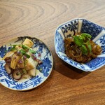 小菜中華-YUÁN- - クラゲマーラーと水ダコと筍