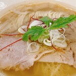 貝と地鶏だしのらぁ麺 ちょろ - ちょろらぁ麺(塩)④