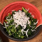 Yakitori Nakayama Shouten - 菜の花とシラスのナムル