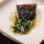 江戸前芝浜 - 配劑（あしらひ）の"豬牙花（かたくり）"