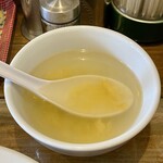 昌龍飯店 - タクシー飯に付く卵スープ♪