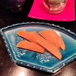 稲城 ヨロシク寿司 - 自家製カラスミ