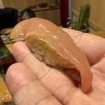 天ぷら たけうち - 金目鯛昆布締め
