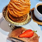 Petika sukemasacoffee - ■かぼちゃのモンブランタルト
                        ■ショコラロール